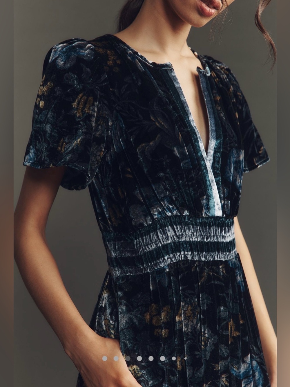 The Somerset velvet maxi dress - Picture 5 of 16